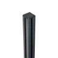 Montante angolare ringhiera 45x45x1283mm vetro 8,72mm grigio scuro Kozza KR7500 000-890 (6)