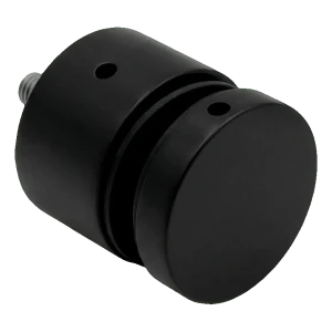PINOX supporto puntuale rotula per vetro fi 50 mm nero opaco – per superficie piana, filettatura M10