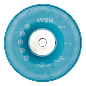 VSM Turbo Pad 3 – rondella zigrinata per dischi in fibra 125 mm M14