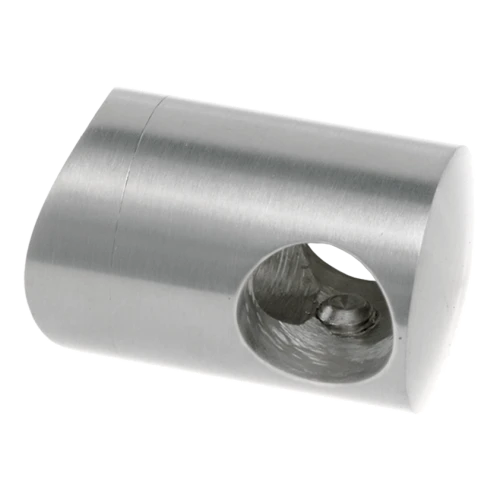 PSG staffa passante per ringhiera per barra Ø 14 mm – tubo 42,4 mm AISI 304 satinato 000-905 (1)