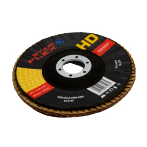Starflex HD – disco lamellare ceramico T29 125 mm per acciaio e INOX, grana 40