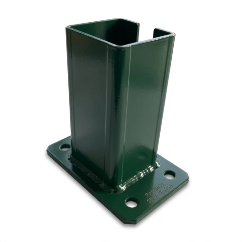 Base per palo di recinzione 80x80 mm 8 mm verde 000-787 (1)