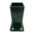 Base per palo di recinzione 80x80 mm 8 mm verde 000-787 (3)