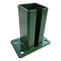 Base per palo di recinzione 80x80 mm 8 mm verde 000-787 (4)