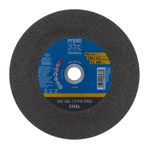 PFERD EHT 230-1.9 PSF Steel – disco da taglio per acciaio 230 × 1,9 mm - confezione 25 pezzi