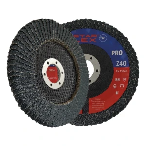 Starflex PRO – disco lamellare per saldature ad angolo 125 mm, grana 40