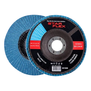 Star Flex – disco lamellare curvo T29 125 mm zirconio Z120 INOX