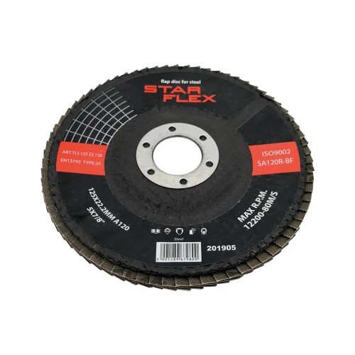 Disco lamellare StarFlex per acciaio T29 125 mm – granulazione 120 000-971 (1)