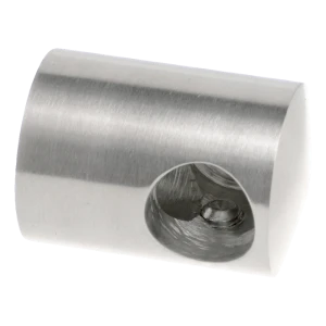 PSG supporto terminale sinistro per ringhiere per barra fi 12 mm – acciaio inox AISI 304 lucido