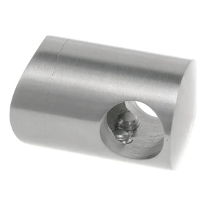 Supporto passante per balaustra φ 12 mm per tubo 42,4 mm – acciaio inossidabile AISI 304 satinato