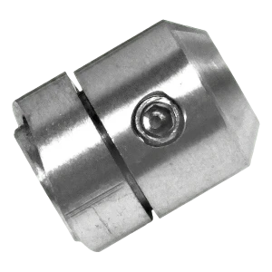 PSG supporto passante per cavo Ø 6 mm – fissaggio su tubo 42,4 mm, AISI 304 satinato