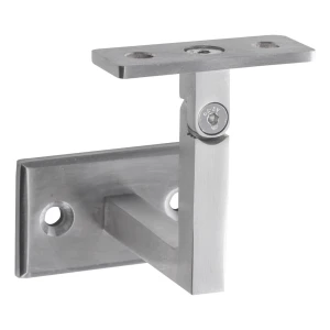 PSG staffa corrimano snodabile da parete 70×40 mm – acciaio inossidabile AISI 304 satinato, sistema piatto