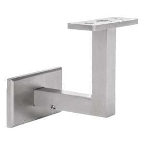 Staffa a parete per corrimano quadrato 70x40 mm – acciaio inossidabile AISI 304 satinato