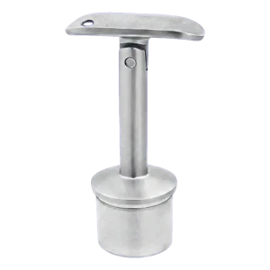 Supporto corrimano snodabile incollabile PSG AISI 316 – sistema 42,4 mm, satinato