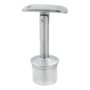 Supporto corrimano ringhiera snodabile incollato 48,3 mm – acciaio inossidabile AISI 304 satinato