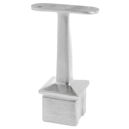 PSG supporto corrimano piatto incollato per montante 40×40 mm – acciaio inossidabile AISI 304 satinato 001-051 (1)