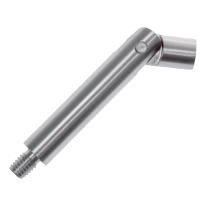 Asta snodabile per supporto corrimano ø 12 × 75 mm – acciaio inossidabile AISI 304, satinato