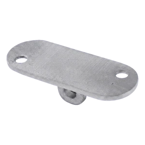 Postal – piastra di montaggio articolata per corrimano piatto 64×24 mm AISI 304 satinato