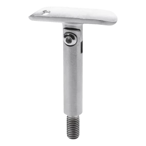 Asta di supporto corrimano snodabile Ø 12×75 mm AISI 304 – sistema 42,4 mm, filetto M8
