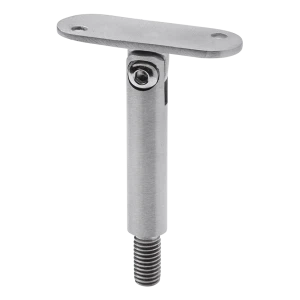 Asta di supporto corrimano snodabile Ø 12 mm AISI 304 – fissaggio per balaustra inox