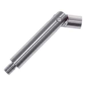 Asta di supporto corrimano snodabile fi 14 mm L75 mm – acciaio inossidabile AISI 304 satinato