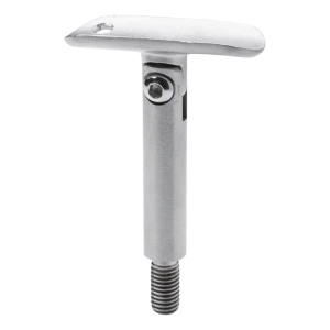 Asta articolata supporto corrimano Ø 14×75 mm – acciaio inox AISI 304, satinato