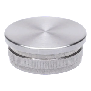 Tappo per balaustra convesso a inserimento 48,3 mm – acciaio inox AISI 304 satinato