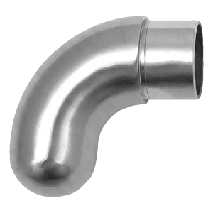 PINOX terminazione corrimano balaustra – gomito chiuso tondo 42,4 mm satinato