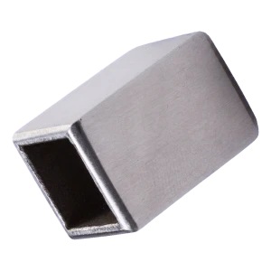 Tappo di chiusura per asta ringhiera 10x10 mm AISI 304 satinato