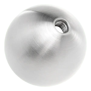 Sfera avvitabile per balaustre ø50 mm acciaio inossidabile AISI 304 satinato, filetto M8