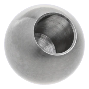 Sfera da incollare per balaustra Ø 20 mm, foro Ø 10 mm, acciaio inossidabile AISI 304 satinato