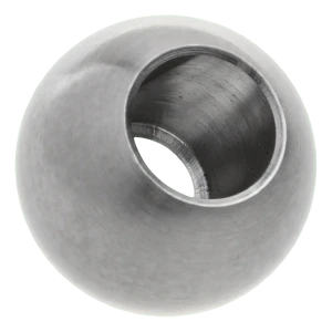 Sfera per balaustra da incollare ø 20 mm, foro 14 mm, acciaio inossidabile AISI 304 satinato