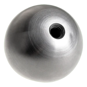 Sfera avvitabile piena per balaustra fi 40 mm filettatura M8 – acciaio inox satinato