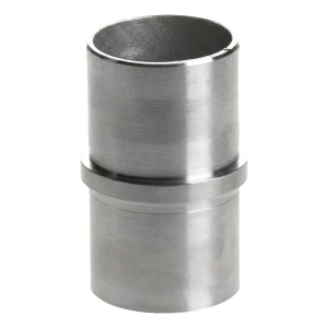 Raccordo dritto per balaustra per tubo 42,4x2 mm – acciaio inox AISI 304, incollato