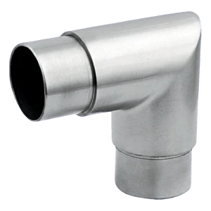 Gomito balaustra 90° a incollaggio ⌀42,4 mm – acciaio inossidabile AISI 304 satinato