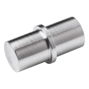 Connettore dritto per corrimano per tubo fi 16 mm – acciaio inossidabile AISI 304, satinato