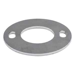 Base per palo di ringhiera per saldatura fi 80 mm – acciaio inossidabile AISI 304, sistema 42,4 mm