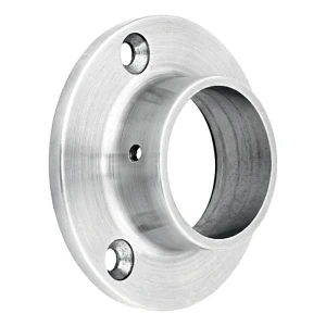 Flangia di montaggio per ringhiera per tubo 42,4 mm – acciaio inossidabile AISI 304 satinato