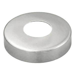 Rosone copriforo per ringhiera rotondo Ø85 mm per tubo 42,4 mm – acciaio inossidabile AISI 304 satinato