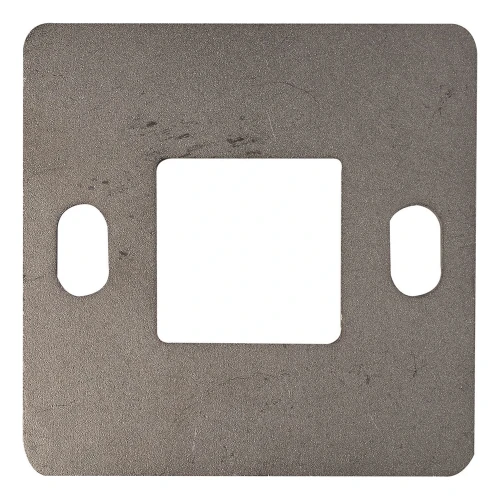 Base per palo della balaustra da saldare 100×100 mm – acciaio inossidabile AISI 304, sistema 40×40 001-162 (1)