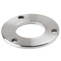 Base per palo di balaustra da saldare fi 85 mm – acciaio inox AISI 304 satinato, sistema 42,4 001-188 (1)