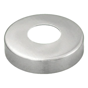 Rosone copriforo per balaustra in acciaio inox Ø 42,4 mm – AISI 316 satinato
