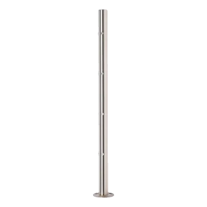 PINOX – montante parapetto angolare fi 42,4 mm non armato AISI 304 satinato