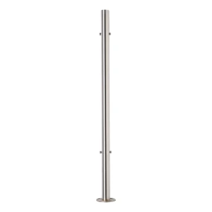 PINOX montante intermedio per balaustra fi 42,4 mm × 981 mm – acciaio inossidabile AISI 304, satinato