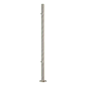 PINOX – montante angolare per balaustra ø 42,4 mm h981 mm acciaio inossidabile AISI 304 satinato