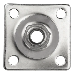 PSG flangia per cerniera regolabile M16 80×80 mm – acciaio inossidabile AISI 304