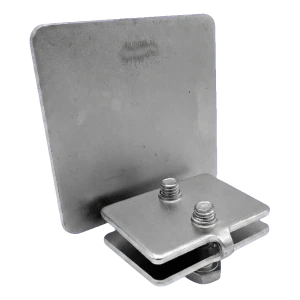 PSG terminazione profilo guida scorrevole cancello 80x80 mm zincato