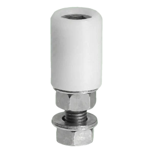 PSG rullo guida per cancello FI 40 mm bianco con perno M16