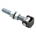 Cerniera in acciaio regolabile M20 per cancelli ad anta – zincata, L150 mm 001-350 (1)
