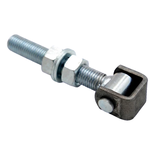 Cerniera in acciaio regolabile M20 per cancelli ad anta – zincata, L150 mm 001-350 (1)
